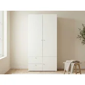 Garderobna omara Tornolo 109 (Bela + Siva)