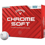Callaway Chrome Soft 2024 White Golf loptice Triple Track
