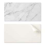 shumee Dekorativne samolepilne vinilne ploščice bele elegantne marmorne 6x60x30 cm