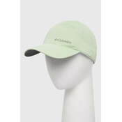 Kapa sa šiltom Columbia boja: zelena, bez uzorka