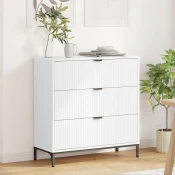 Kreveta s ladicama Bijelo 79,5 x 33 x 82 cm Konstruirano drvo