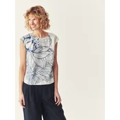 TATUUM Bluza Tossa  temno modra / bela