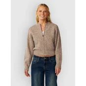 Rip Curl Venture Zip Thru Cardigan mocha