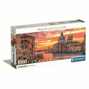 Clementoni - Puzzle Panorama Velikega kanala v Benetkah - 1 000 kosov