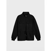 Sinsay - Bomber bluza sa viskozom - crno