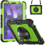 Ohišje za iPad Air 5/Air 4/Pro 11 z naramnico in stojalom Zeleno