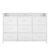 VEVOR Predalnik z 9 predali 1260x320x845 mm bel