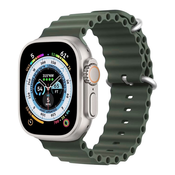 OCEAN BAND Narukvica za Apple Watch Ultra 49/45/44/42mm zelena
