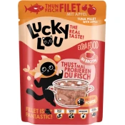 Lucky Lou Extra Food Pouch - Tuna z jabolkom v juhi - 70 g