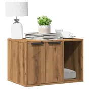 shumee vidaXL omara za mačje stranišče artisian hrast 60x40x40 cm inž. les