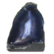 Blue Agate Geoda (23x17x13 cm, 6 kg) | Osupljiva naravna mojstrovina za vaš dom ali zbirko!