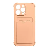 Ovitek s prostorom za kartice za Xiaomi Redmi 10X 4G / Note 9, silikonski, zračni ovitek - Roza