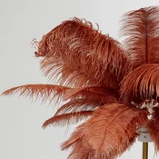 KARE Talna svetilka Feather Palm s perjem, rjasto rdeča - Dnevna soba/jedilnica - Dizajn - rjasto rdeča, medenina - Kovina
