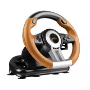 Speed-Link volan s pedalama Speed-Link DRIFT O.Z. Racing Wheel USB PC crni, narančasti