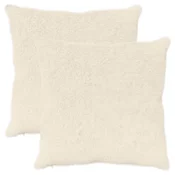 vidaXL Prevleka za blazino 2 kos HEERLEN Bela 70 x 70 cm
