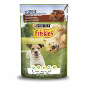FRISKIES Adult VitaFit vrečka z jagnjetino in korenjem v soku 85 g