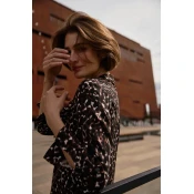 Marisse Brown Viscose Shirt