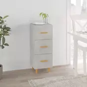 Vidaxl vidaXL Omarica betonsko siva 34,5x34x90 cm material na osnovi lesa