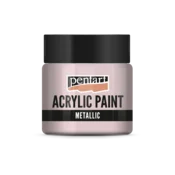 Akrilna barva kovinska - 50 ml - Roza