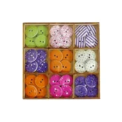 Leseni gumbi Craft Sensations 36 kosov - Set 1