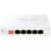 ASUS QG-U1050, 5-portno 2.5G stikalo, Plug and Play, enostavna namestitev - 90IG09Z0-MO3B00