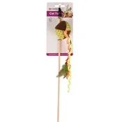 FLAMINGO Igracka za macke Pecaljka Kirk Dangler Ball 40cm zelena