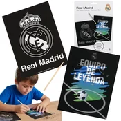 sarcia.eu Real Madrid Scratch Art komplet, umetniški komplet, za oboževalce