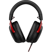 HyperX Cloud III gaming slušalke z mikrofonom, 7.1, žične, črne-rdeče (727A9AA)