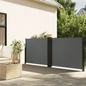 Vidaxl vidaXL Zložljiva stranska tenda antracitna 140 x 600 cm