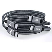 RAMPOW USB C kabel 240 W - 2 kosa - 1m