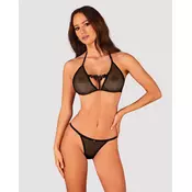 Sexy veš set 2-delni Celia Noir - M/L