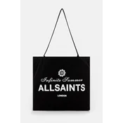 Bombažna vrečka AllSaints SOLEIL črna barva, M174XC