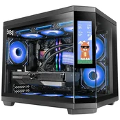 Tacens Ohišje za računalnik Mars Gaming MC3TCORELCDM Mini Tower Črno