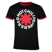 Metal majica moška Red Hot Chili Peppers - Classic Asterisk Ringer - ROCK OFF - RHCPTS17MB