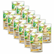 Stuzzy Cat Shreds chicken with ham 12x85 g