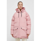 Pernata jakna Peak Performance za žene, boja: ružičasta, za zimu