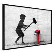 Poster - Banksy: Hammer Boy 90x60