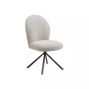 Stol Brea 157 Svetlo siva, 92x63x50cm, Blago, Kovina
