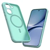 Hibridni ovitek HaloFrost II MagSafe za Xiaomi Poco X8 Pro - mint green