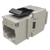 Solarix keystone c6 STP RJ45 črne barve za klešče SXKJ-NA-BU SXKJ-6-STP-BK-NA