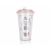 Banquet Potovalna skodelica z dvojno steno COFFEE 500 ml, Iced latte, komplet 4