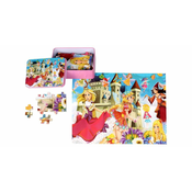 Merco Večpredstavnostni paket 2 paketa princesa puzzle 100 kosov