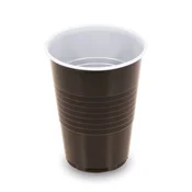 Skodelica za avtomat (PS) rjava/bela O70mm 180ml [100 kos]