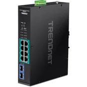 TrendNet TRENDnet 10-portni industrijski Gbit PoE+ Switch z DIN Rail montažo