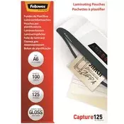 Laminacijska folija za vruće laminiranje, 125 mikrona, A6, sjajna, 100 listova, FELLOWES 5307201