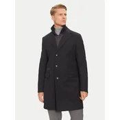 Boss Volneni plašč H-Hyde 50502255 Mornarsko modra Slim Fit