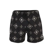 Abercrombie & Fitch Kratke kopalne hlače  rjava / črna / bela