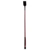 Devil Sticks Leather Stick with Neon Strip & Nubuck Leather Top 72cm Red