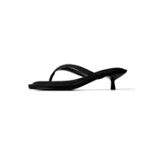 L37 HANDMADE SHOES Japonke COSTA BREEZE črna