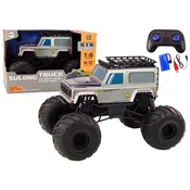 Buggy na daljinsko upravljanje BIG SUV 2.4G RC 1:6 - siva